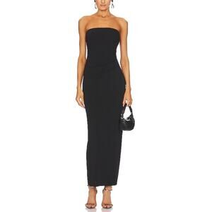 Bec + Bridge 'Myla' Black Strapless Midi Dress Size 4